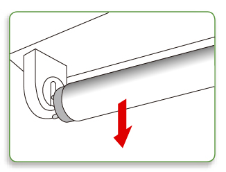 Remove the tube Remove the tube