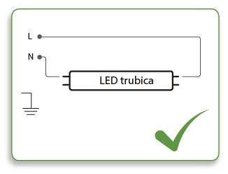 schéma zapojení LED trubice schéma zapojení LED trubice