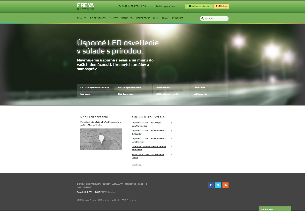 An example of freyaled.com design in 2012-2013 An example of freyaled.com design in 2012-2013