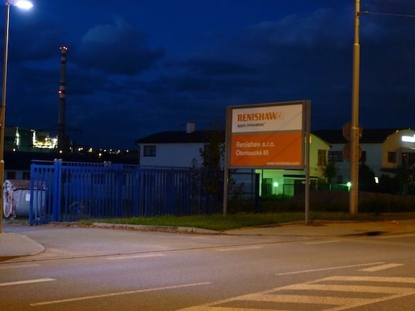 Renishaw - a company site illumination Renishaw - a company site illumination