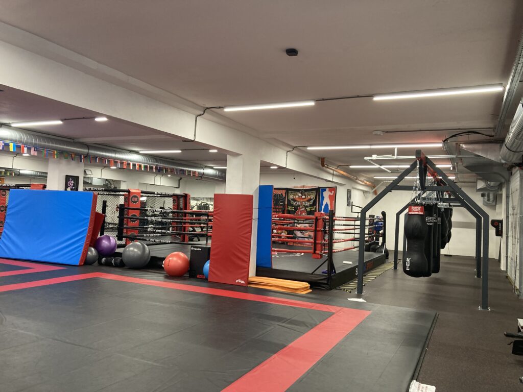 Osvetlenie fitness centra Slov Uni Sport